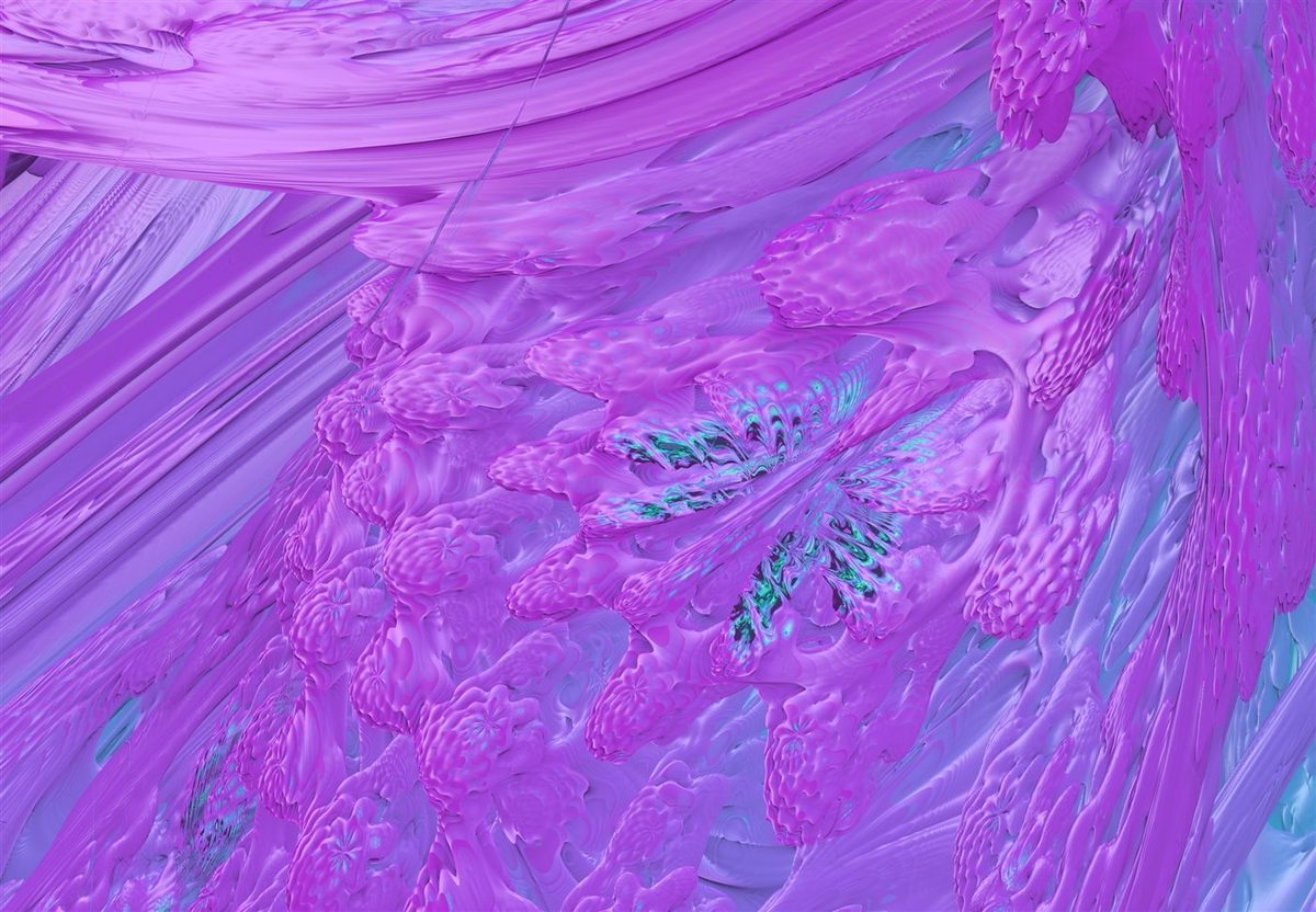 The Mandelbulb surface at depth 2e-32